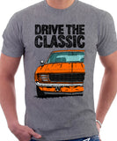 Drive The Classic Chevrolet Camaro RS 1969. T-shirt in Heather Grey Color