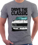 Drive The Classic Chevrolet Camaro SS 1969. T-shirt in Heather Grey Color