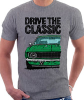 Drive The Classic Chevrolet Camaro SS 1969. T-shirt in Heather Grey Color