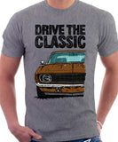 Drive The Classic Chevrolet Camaro SS 1969. T-shirt in Heather Grey Color