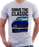 Drive The Classic Chevrolet Camaro SS 1969. T-shirt in White Color