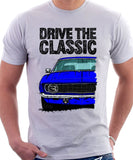 Drive The Classic Chevrolet Camaro 1969. T-shirt in White Color