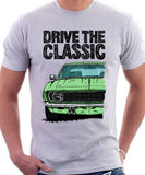 Drive The Classic Chevrolet Camaro 1969. T-shirt in White Color