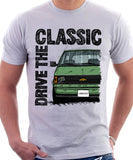 Drive The Classic Chevrolet Astro 1 Colour Bumper. T-shirt in White Colour