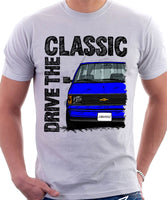 Drive The Classic Chevrolet Astro 1 Colour Bumper. T-shirt in White Colour