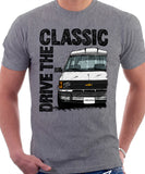 Drive The Classic Chevrolet Astro 1 Starcraft. T-shirt in Heather Grey Colour