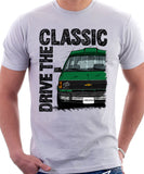 Drive The Classic Chevrolet Astro 1 Starcraft. T-shirt in White Colour