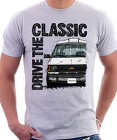 Drive The Classic Chevrolet Astro 1 Starcraft. T-shirt in White Colour