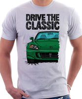 Drive The Classic Honda S2000 AP2. T-shirt in White Color.