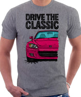 Drive The Classic Honda S2000 AP1. T-shirt in Heather Grey Color.