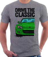 Drive The Classic Honda S2000 AP1. T-shirt in Heather Grey Color.