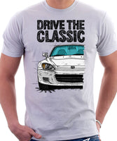 Drive The Classic Honda S2000 AP1. T-shirt in White Color.