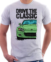 Drive The Classic Honda S2000 AP1. T-shirt in White Color.