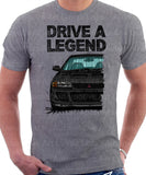 Drive A Legend Mitsubishi Lancer Evolution 1&2. T-shirt in Heather Grey Colour