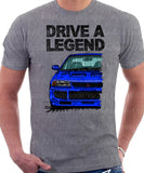 Drive A Legend Mitsubishi Lancer Evolution 3. T-shirt in Heather Grey Colour