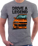 Drive A Legend Mitsubishi Lancer Evolution 3. T-shirt in Heather Grey Colour