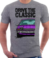 Drive The Classic AMC Pacer Early Model. T-shirt in Heather Grey Colour