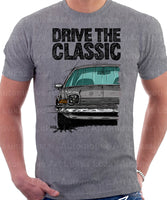 Drive The Classic AMC Pacer Early Model. T-shirt in Heather Grey Colour