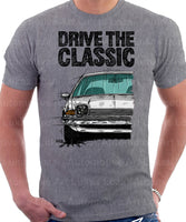 Drive The Classic AMC Pacer Early Model. T-shirt in Heather Grey Colour