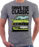 Drive The Classic BMW E24 Early Model. T-shirt in Heather Grey Colour