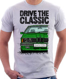 Drive The Classic BMW E24 Late Model. T-shirt in White Colour