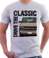 Drive The Classic Chevrolet Astro 2 Early Model. T-shirt in White Colour