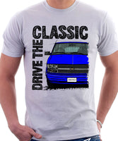 Drive The Classic Chevrolet Astro 2 Early Model. T-shirt in White Colour