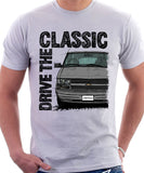 Drive The Classic Chevrolet Astro 2 Early Model. T-shirt in White Colour