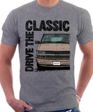 Drive The Classic Chevrolet Astro 2 Late Model. T-shirt in Heather Grey Colour