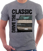 Drive The Classic Chevrolet Astro 2 Late Model. T-shirt in Heather Grey Colour