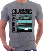 Drive The Classic Chevrolet Astro 2 Late Model. T-shirt in Heather Grey Colour