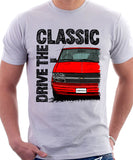 Drive The Classic Chevrolet Astro 2 Late Model. T-shirt in White Colour