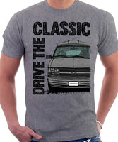 Drive The Classic Chevrolet Astro 2 Starcraft Early Model. T-shirt in Heather Grey Colour