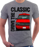 Drive The Classic Chevrolet Astro 2 Starcraft Early Model. T-shirt in Heather Grey Colour