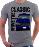 Drive The Classic Chevrolet Astro 2 Starcraft Early Model. T-shirt in Heather Grey Colour