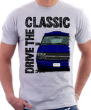 Drive The Classic Chevrolet Astro 2 Starcraft Early Model. T-shirt in White Colour