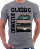 Drive The Classic Chevrolet Astro 2 Starcraft Late Model. T-shirt in Heather Grey Colour