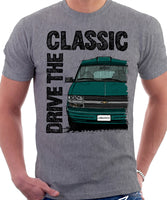 Drive The Classic Chevrolet Astro 2 Starcraft Late Model. T-shirt in Heather Grey Colour