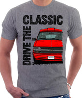 Drive The Classic Chevrolet Astro 2 Starcraft Late Model. T-shirt in Heather Grey Colour