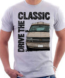 Drive The Classic Chevrolet Astro 2 Starcraft Late Model. T-shirt in White Colour