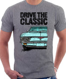 Drive The Classic Chevrolet Corvair 2nd Gen 1965. T-shirt in Heather Grey Color