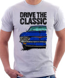 Drive The Classic Chevrolet Corvair 2nd Gen 1965. T-shirt in White Color