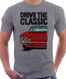 Drive The Classic Chevrolet Corvair 2nd Gen 1966. T-shirt in Heather Grey Color