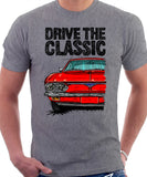 Drive The Classic Chevrolet Corvair 2nd Gen 1966. T-shirt in Heather Grey Color