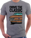 Drive The Classic Chevrolet Corvair 2nd Gen 1966. T-shirt in Heather Grey Color