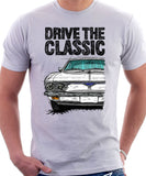 Drive The Classic Chevrolet Corvair 2nd Gen 1966. T-shirt in White Color