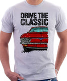 Drive The Classic Chevrolet Corvair 2nd Gen 1966. T-shirt in White Color