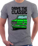 Drive The Classic Chevrolet Corvair 1st Gen 1961. T-shirt in Heather Grey Color