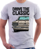 Drive The Classic Chevrolet Corvair 1st Gen 1961. T-shirt in White Color