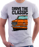 Drive The Classic Chevrolet Corvair 1st Gen 1961. T-shirt in White Color